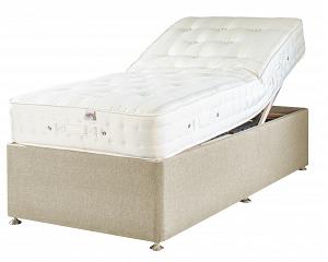 2ft6 small single 'Cotton' Pocket sprung electric adjustable bed